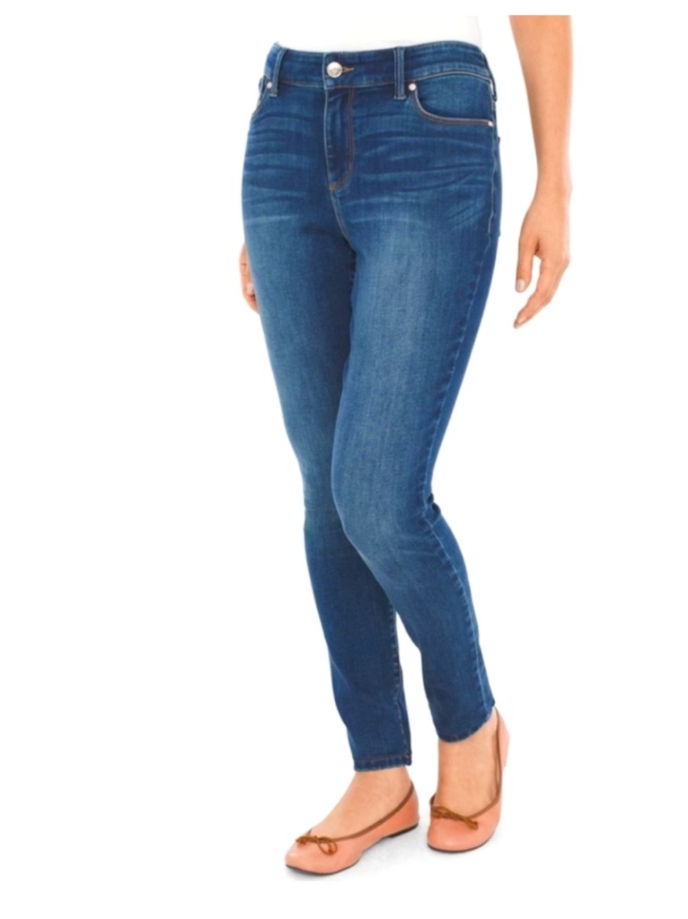 Chico’s Fabulously Slimming Classic Blue Denim Jeans